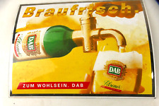 Emailschild Emaille Schild DAB Pilsener Bier Werbeschild 30x40cm NK-140