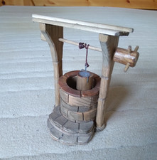 Brunnen Holz ca. 11 cm - Zubehör Wichteltür Weihnachtskrippe - Handarbeit !!