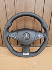 STEERING WHEEL SPORTLENKRAD MERCEDES AMG W212 W207 SCHALTWIPPEN AMG NEU LEDER 