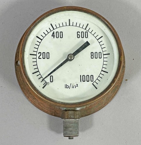 Vintage messing manometer - vintage,