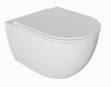 kielle Oudee - Wand-WC mit WC-Sitz SoftClose, Rimless, Weiß