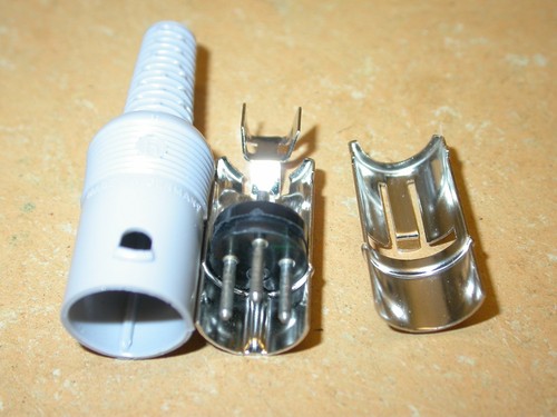 Din stecker 3pol 180 grau - din,