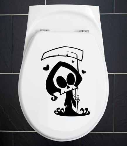 Deckel aufkleber klo - wc,