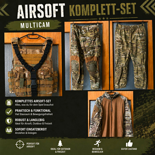 Multicam airsoft jagdset - airsoft,