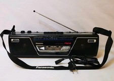 PANASONIC RX FM14L RADIO KASSETTEN PLAYER . NEUE RIEMEN FUNKTIONIERT EINWANDFREI