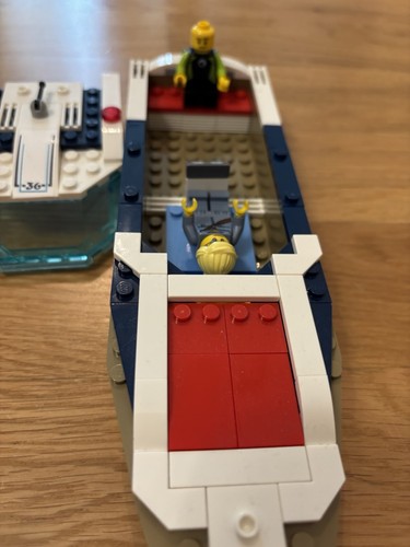 Lego city motorboot - lego, mit