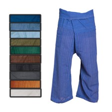 PANASIAM Thai Fischerhose Lini | 100% Baumwolle | Wickelhose, Yogahose, Wellness