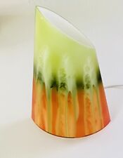 Original bunte große Joska Glas Tischlampe Tischleuchte Art FAT Lava