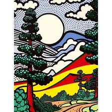 Modern Pop Art Forest Mountain