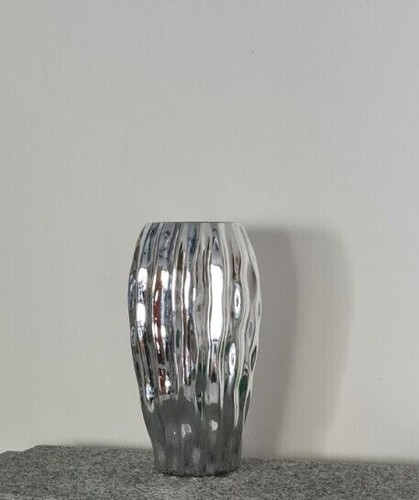 Vase silber glänzend - , 27