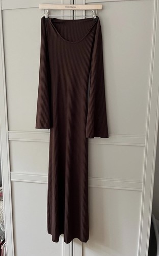Maxi kleid braun s - braun, |