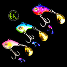 3x 15g Jig Bait UV Jig Spinner