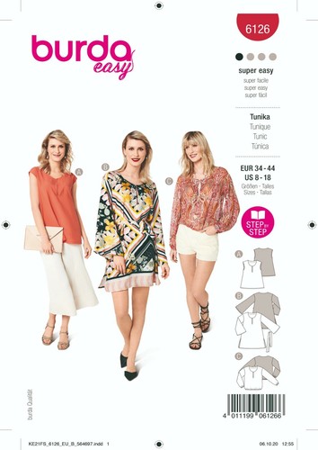 Burda easy schnittmuster - burda,