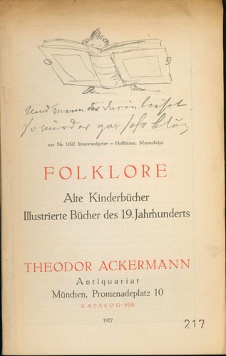 Folklore alte kinderbücher - alte,
