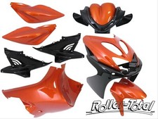 Verkleidungsset orange schwarz