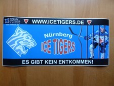 Aufkleber - Thomas Sabo Ice Tigers Nürnberg EHC 80 - Martin Reichel 50*22 cm ALT