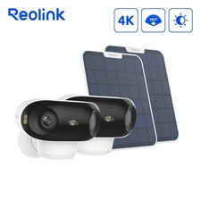 Reolink Argus 4 Pro 8MP Solar Überwachungskamera Aussen Akku 180°-Weitwinkel