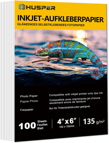 Selbstklebendes fotopapier - selbstklebendes,