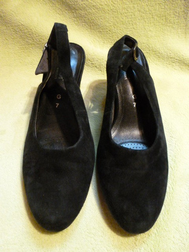Schwarze gabor wildleder - schwarze,