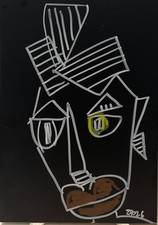 kubistische Frau Portrait