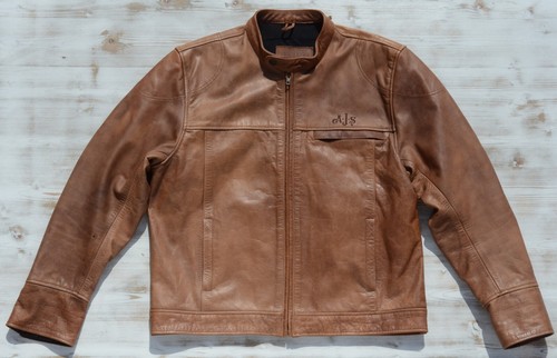 Ajs antiklederjacke - ,