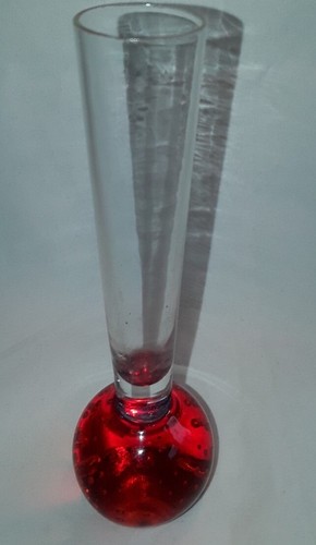 Kristallglas vase bubbles 15 - kristallglas, vase,