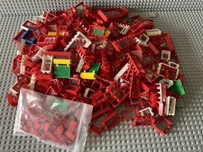 Lego 20 Fenster Türen Zufällig Sortiert Haus City Rot Weiß (Sch)