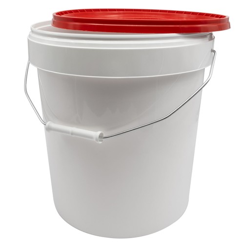 Kunststoffeimer weiß mit