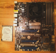 ASRock 970 Extreme 4 + AMD Phenom X4 965 + 16GB RAM,Mainboard ,CPU Kühler +500GB