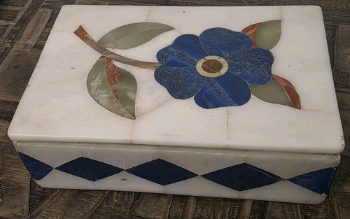 Antike marmor schmuckschatulle - antike,