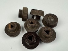 7x Lorenz baugleiche Röhrenradio Knöpfe Rarität Knobs Radio selten Bakelit