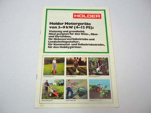 Prospekt holder motorgeräte - prospekt,
