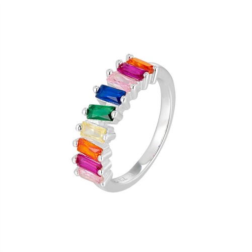 Ring sterlingsilber baguette - ring,
