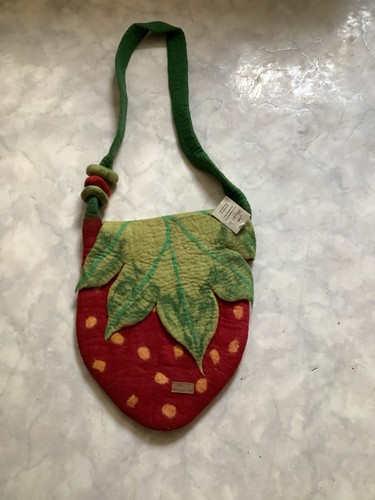 Filztasche erdbeere - filztasche,
