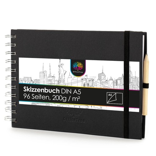 Skizzenbuch querformat - a5,