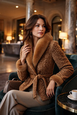 Tactile luxury vintage karakul