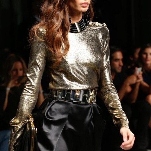 Women balmain sweater - balmain, gold