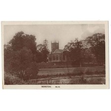 MORETON Ansicht der Kirche, Dorset, RP Postkarte von G.Purchase, unbenutzt
