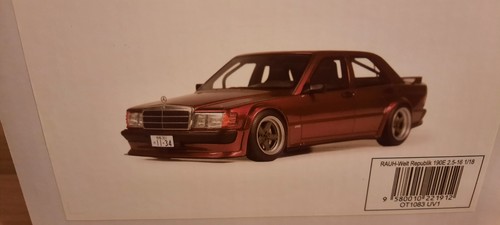 Modell mercedes 190e - 1/18,