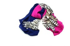 Athena XXL Schal Tuch Schultertuch Eule Muster Fashion Scarf Sciarpa Bufanda