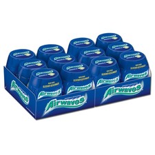 (33,14€/1kg) Wrigleys Airwaves Menthol Eukalyptus Kaugummi 12 Dosen