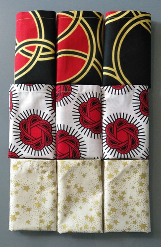 6er set edle servietten - set,