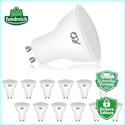 Gu10 led lampe 4000k - gu10,