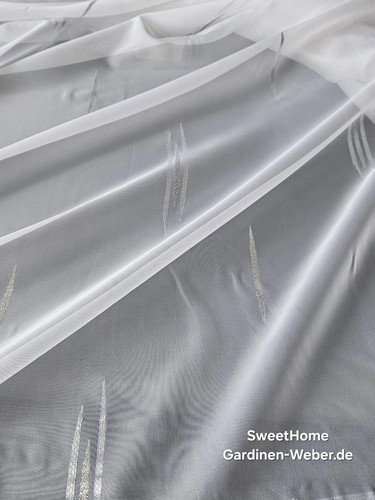 Voile scherli silber 300cm - scherli,