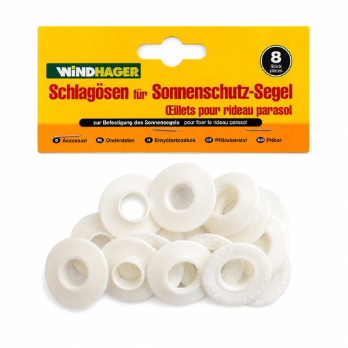 Windhager schlagösen weiß - windhager,