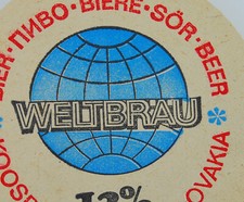 Bierdeckel Bierfilz Weltbräu