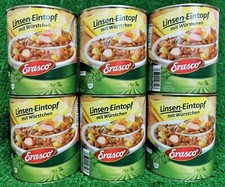 (5,19€/L) 6x Erasco Linsen