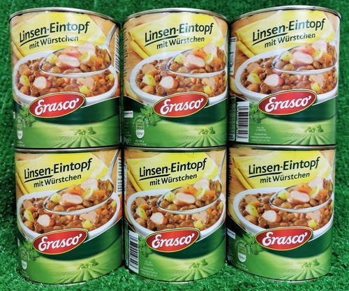 Erasco linsen - 6x,