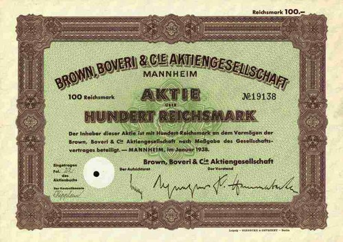 Brown boveri mannheim - brown, bbc