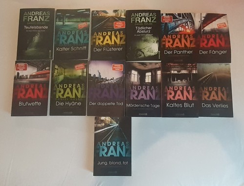 Andreas franz 13x bücherpaket - andreas,